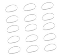 FOMIYES 5000pcs Clear Thick Hair Elastic Bands Disposable High Elasticity Rubber Hair Ties for Women Heavy Duty Transparent Ponytail Holders for Travel Gym Daily Use