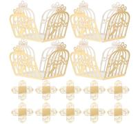 FOMIYES 50pcs Chocolate Muffin Liners Paper Cupcake Wrappers with Hollow-out Design for Wedding Party Decorations and Festival Wrapping, Suitable for Small Craft and Biscuits