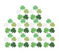 FOMIYES 50pcs Dot Adhesive Shamrock Cards for St Patricks Day Decoration Clover-Themed Paper Notes Adhesive Dots for Classroom Bulletin Board and Teacher Present Tags