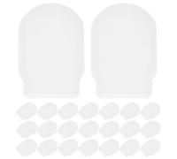 FOMIYES 50pcs Dryer Zipper Pull Cover - Silicone Tip Protectors for Hoodies Bedding Anti-Pilling Quiet Laundry Accessories - Prevent Scratch, Style 4