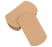 FOMIYES 50pcs Kraft Pillow Candy Boxes 9x3.5x10.5cm Small Containers for Party Favors Wedding Birthday Present Boxes with Printed Pillow Shape