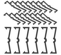 FOMIYES 50Pcs Pegboard Hook Retainers Plastic Pegboard Clips for Hanging Hooks Garage Accessories Peg Board Locks for Industrial Tool Organization