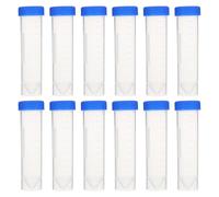 FOMIYES 50pcs Plastic Self-standing Centrifuge Tubes with Screw Caps for Lab Experiments and Sample Storage Graduated Color Random Random Color