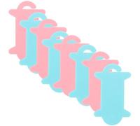 FOMIYES 50pcs Plastic Yarn Bobbins Organizer Yarn Winding Boards Knitting Crochet Thread Storage Tools for Embroidery and DIY Crafting in Blue and Pink