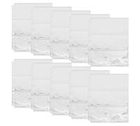 FOMIYES 50pcs Pocket Photo Album Pages Refill Sheets with Toploading Design for Business Card and Mini Photos Storage Pp Material for Trading Cards Binder
