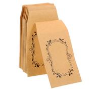 FOMIYES 50pcs Small Brown Kraft Paper Envelopes Self-Seal Coin Envelopes Cash System for Money Storage Seed Packets Mini Wallets for Office and Craft Use