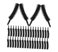FOMIYES 50pcs Soft Silicone Eyelash and Eyebrow Spoolie Brushes Gentle Lash Grooming for Even Mascara Distribution Portable for Daily Makeup and Special Events