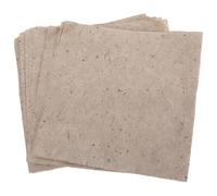 FOMIYES 50Pcs Vintage Style Traditional Fiber Paper for Calligraphy Practice Handmade Rice Paper Sheets 20X20Cm Cream Color for Chinese Brush Painting and DIY Art Projects