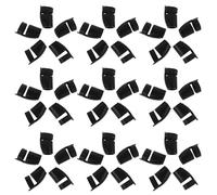 FOMIYES 50pcs Wheelchair Joystick Button Caps and Plastic Gaiter Tubes, Black Universal Controller Covers for Electric Mobility Scooters and Walking Aid Accessories