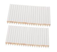FOMIYES 50pcs White Wax Dotting Pen Rhinestone Picker Pencil for Nail Art DIY Crystal Gems Sewing Marking Tailor Chalk Tool Portable Self-adhesive Wax for Home Salon