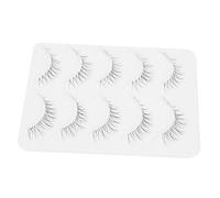 FOMIYES 5pairs Natural Curling False Lashes Makeup Women Safe Grafting Performance False Lashes for Dancing