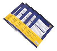 FOMIYES 5pcs 2-Part Small Business Receipt Book for Order Management, Multi-Purpose Invoice and Record Pad, Professional Order Book for Small Company Accounting and Tracking