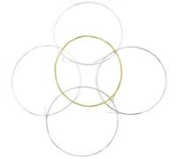 FOMIYES 5pcs 5-string Banjo Strings Set Copper Alloy Coated Metal Wire Replacement for Banjo Accessories Musical Instrument Parts Suitable for Folk and World Music