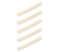 FOMIYES 5pcs Acoustic Guitar Bone Nuts 0.63x0.34x4cm Replacement Guitar Nut Blanks for Instrument Parts Set