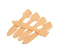 FOMIYES 5pcs Bamboo Face Spoon Mini Makeup Spatula Tool for Facial Mask Application Smooth Mixing Durable Skincare Accessory Suitable for All Skin Types Easy to Clean
