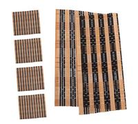 FOMIYES 5pcs Bamboo Sauna Seat Cushion Mat Insulated Heat Resistant Spa Floor Mat for Home Outdoor Use Comfortable Portable Sauna Room Cushion for Quick Drying