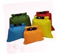 FOMIYES 5PCS Drawstring Storage Bags Tear-Resistant Multifunctional Outdoor Pouches for Travel Hiking Camping Kayaking High-Density Material Random Color Various Random Color
