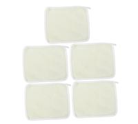 FOMIYES 5pcs Exfoliating Face Body Wash Cloths Shower Scrubber Towel Nylon Bath Towel for Simple Refreshing Face Wash