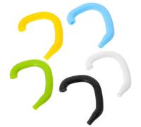 FOMIYES 5Pcs Flexible Ear Saver Silicone Hook Covers for Comfortable Mask Wear Relief and Secure Fit Multi Color Ear Protectors for All Ages