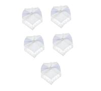 FOMIYES 5pcs French Triangle Lace Hair Scarf Breathable Retro Bandana Headband for Women Summer Lightweight Non Slip Vintage Style French Chic Hair Accessory