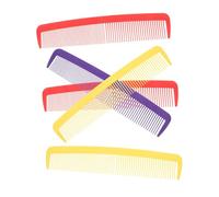 FOMIYES 5pcs Giant Wide Tooth Hair Comb for Halloween Carnival Prank and Cosplay Lightweight Plastic Decorative Combs in Red Yellow Purple for Party Photography and Stage Performances