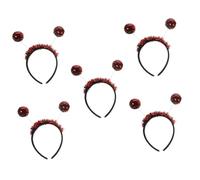 FOMIYES 5pcs Halloween Adults Headband with Sequined Ladybug Boppers Spring Loaded Cute Hairband for Carnival Party and Daily Wear Lightweight and Easy to Wear Accessory for Halloween Day