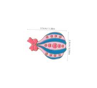FOMIYES 5pcs Heart Balloon Alloy Brooch Durable Love Pin with Exposure Safety Clasp Cute Valentines Jewelry for Women Men Apparel Backpack Stylish Gift Accessory