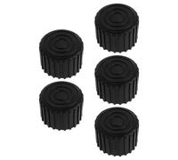 FOMIYES 5Pcs High-Density Anti-Vibration Round Fitness Plastic Feet Pads Φ50 Thickened Treadmill Shock Absorbing Mats for Exercise Equipment Floor Protection