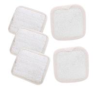 FOMIYES 5pcs Loofah Exfoliating Sponge for Body Washing Bath Scrubber with Ergonomic Design Gentle Dead Skin Removal Soft Beige Square Thin Loofah Pads for Smooth Skin Care and Shower Use