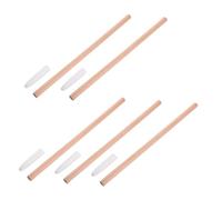 FOMIYES 5pcs Natural Brow Enhancement Kit Hard Tip Eyebrow Pencil Wooden Case for Women Sweat-resistant for Sports Outdoor