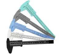 FOMIYES 5pcs Plastic Vernier Caliper 0-150mm Dual Scale Eyebrow Measuring Ruler Portable Facial Caliper Beauty Tool for Precise Brow Mapping and Tattoo Supplies