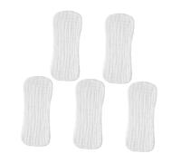 FOMIYES 5pcs Pure Cotton Diapers for Boy Girl Reusable Cloth Diaper Liners Breathable Burp Cloths White Large for Registry for Coterie and Dry Wipes Use