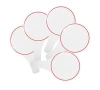 FOMIYES 5pcs Small Dry Erase Boards 15×25cm Handheld Whiteboards Writable Scoreboards Single-Side Scoring Boards for Judges Voting Auctions Classroom Use