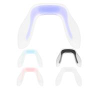 FOMIYES 5Pcs Soft Silicone Eyeglasses Nose Pads Replacement for U-Shape Non-Slip Nose Cushion in Matte Black White Blue and Pink