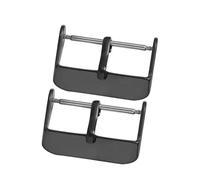 FOMIYES 5Pcs Stainless Steel Watch Band Buckle Clasp for Straps Black Color Durable and Stylish Watch Accessories Compatible Bands