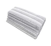 FOMIYES 5pcs Washable Microfiber Mop Pads Self Adhesive Refill for Flat Mop High Absorbency and Quick Replacement for Hardwood Floor Cleaning