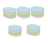 FOMIYES 5sets Facial Sponges 7 Count Oval Shape Ideal for Makeup Removal Face Washing Portable Reusable 4pcs*5