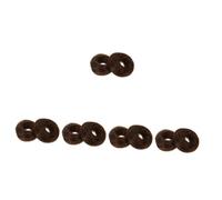 FOMIYES 5sets Hair Extension Rings Set for Women Hair Modelling Tool Chignon Wigs Bun Maker 2pcs*5