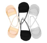 FOMIYES 6 Pairs Women’S Thin Invisible Boat Socks Ice Silk Ankle Low Cut Socks Breathable Summer Foot Cushions for Comfortable Daily Wear