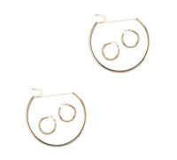 FOMIYES 6 pcs Boho Jewelry Set for Women Minimalist Choker Necklace and Round Hoop Earrings Elegant Bohemian Style Valentines Day Anniversaries Holidays