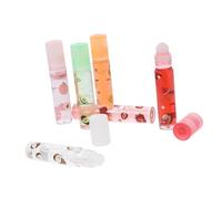 FOMIYES 6 Pcs Fruit-flavored Lip Gloss Moisturizing Transparent Lip Pomades with Fresh Flavors Pocket-friendly Suitable for All Ages