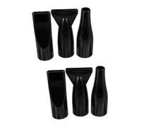 FOMIYES 6 Pcs High Temperature Resistant Abs Hair Dryer Nozzle Reusable Narrow Concentrator Attachment for Smooth Styling and Blow Drying Salon Replacement Tool