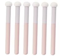 FOMIYES 6 pcs Portable Mushroom Head Concealer Brush for Eyelids and Nose Makeup Ergonomic Handle Soft Cosmetic Sponge Applicators for Face Concealer and Dark Circles Professional and Home