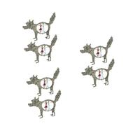 FOMIYES 6 pcs Vintage Hollow Wolf Brooch Pin Durable Cardigan Pins for Women Stylish Fairytale Accessory for Weddings Proms Banquets and Casual Formal Outfits
