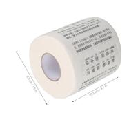 FOMIYES 6 Rolls Toilet Paper Natural Wood Pulp Soft Tissue Paper Multipurpose Bathroom Kitchen Office Travel Safe Skin Friendly Decorative Napkins