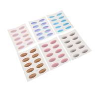 FOMIYES 6 Sheets Decorative Eye Makeup Sticker: Girls Natural Looking Waterproof Fake Gradient Eyeshadow Temporary Sticker For Parties Festivals Special Occasions