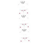 FOMIYES 6 Sheets Halloween Face Jewels Temporary Stickers Adhesive Face Gems for Rhinestone Rave Gems Sticker