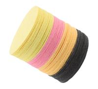 FOMIYES 60pcs Compressed Facial Cleansing Sponges Round Reusable Makeup Remover Pads for Sensitive Skin Gentle Exfoliating Cellulose Face Cleaning Puff Travel Friendly