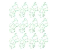 FOMIYES 60pcs Hanging Infusion Bottle Net Holder Plastic for 100/250/500ml Saline Bottles, Hospital Clinic Infusion Stand Compatible Iv Drip Net Cover