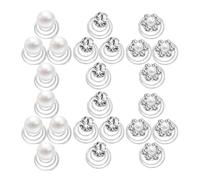 FOMIYES 60pcs Luxury Spiral Hair Clips Flower Metal Design Sparkling Rhinestones for Bride Wedding and Everyday Hair Decorations for Women and Girls